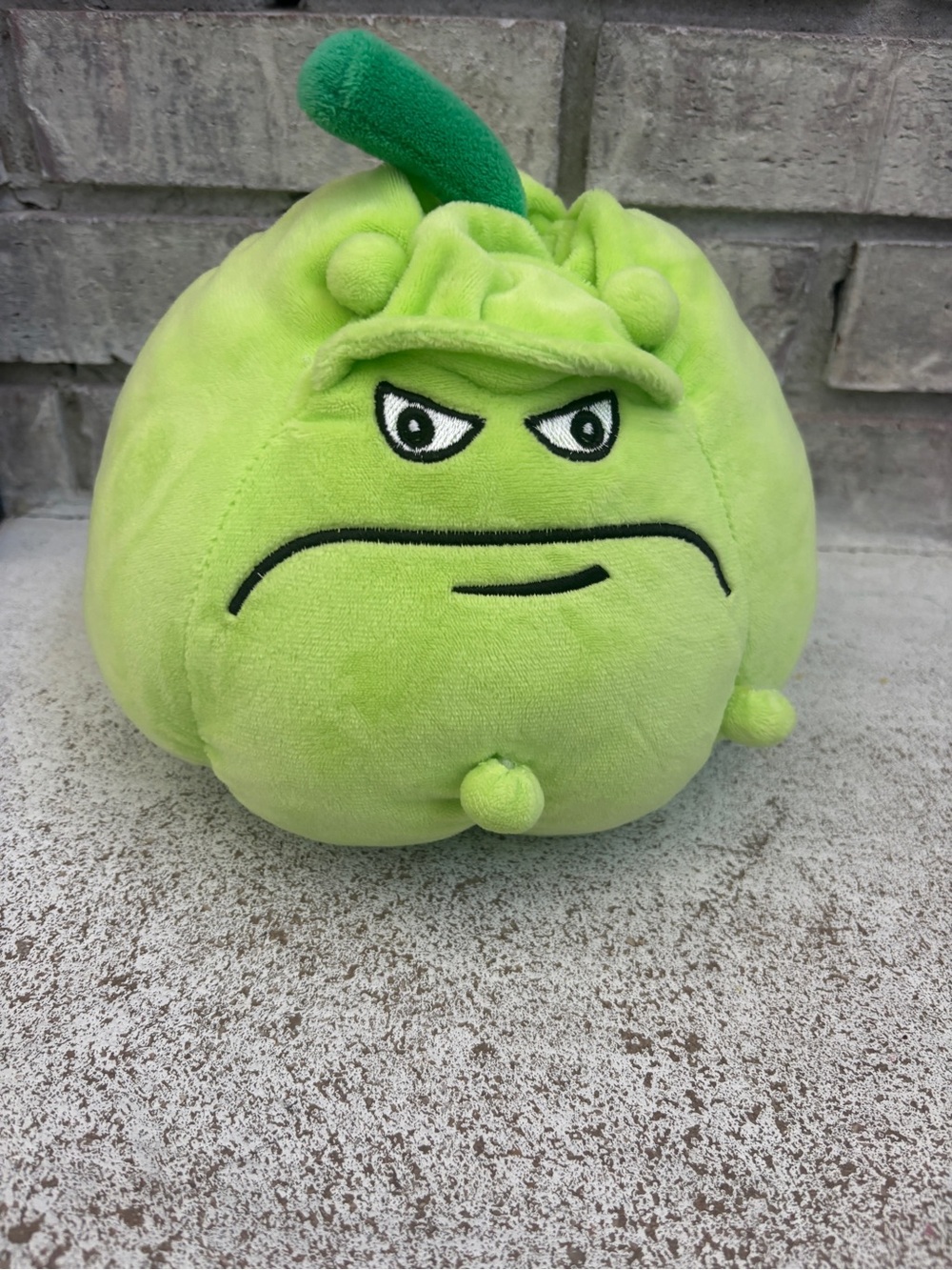 Squash plush toy from plants vs Zombies